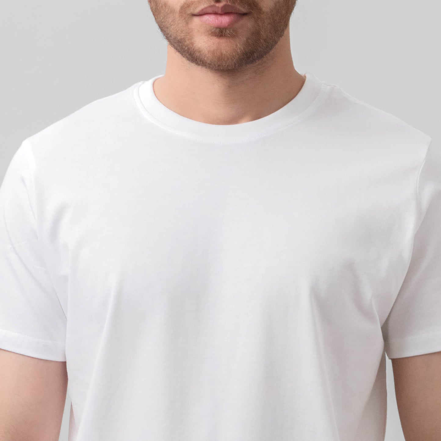 Men's Supima Air Crew - White